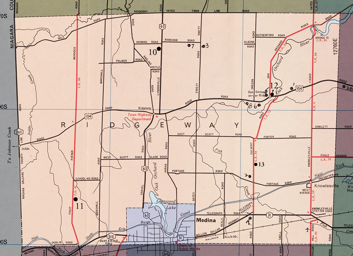 Town of Ridgeway Map